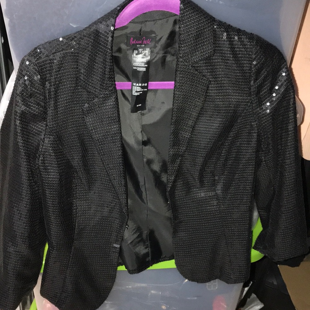 Short sequin jacket
